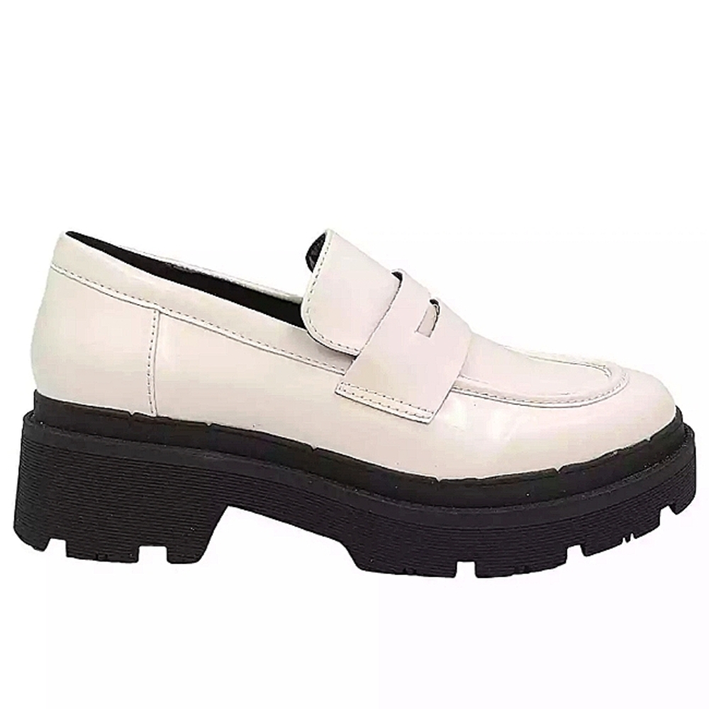 New w/Box Aqua College Saanvi Weatherproof Vegan Lug Sole Penny Loafer Size 8 - Picture 3 of 9